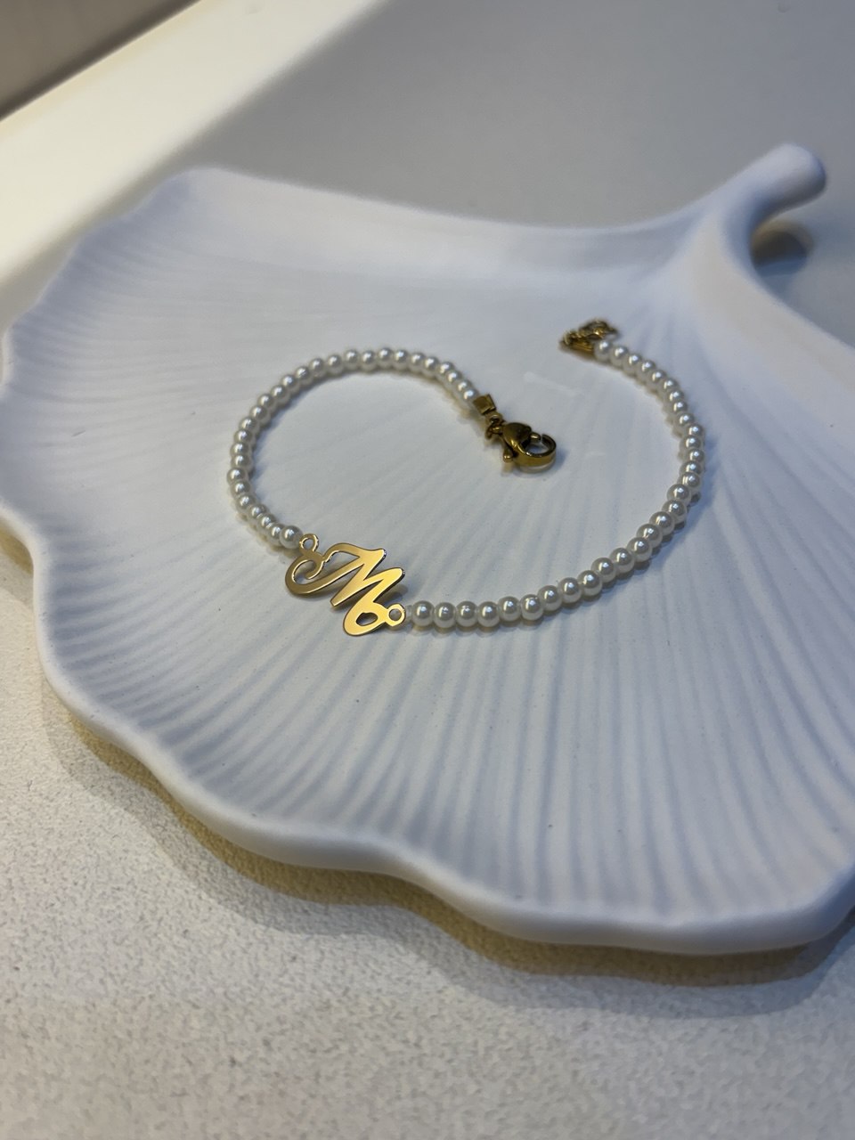 دستبند  مروارید طرح M