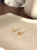 گوشواره طلا میخی پولکی